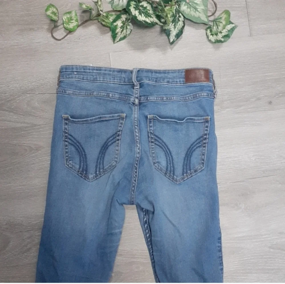 Hollister High Rise Super Skinny Distressed Jeans